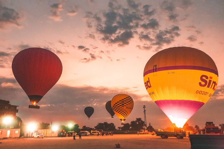 Excursión en globo aerostático en Luxor